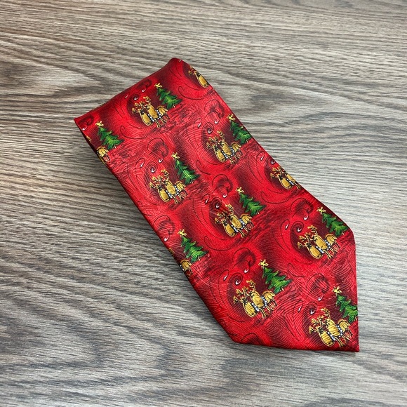 J. Garcia DRACULA CLAUS Christmas Tie - Picture 1 of 5